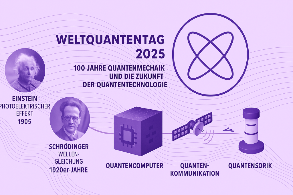 Weltquantentag 2025 – 100 Jahre Quantenmechanik und die Zukunft der Quantentechnologie.