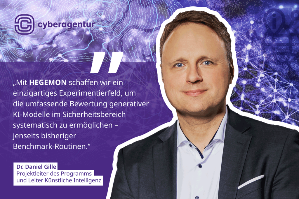 Start der Ausschreibung für das Forschungsprogramm HEGEMON zur Bewertung generativer KI-Modelle im Sicherheitskontext. Foto: Nancy Glor/Cyberagentur
