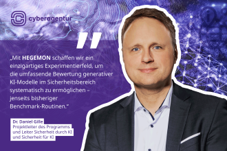 Start der Ausschreibung für das Forschungsprogramm HEGEMON zur Bewertung generativer KI-Modelle im Sicherheitskontext.
