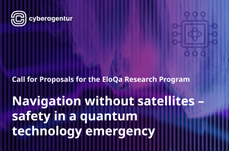 Call for proposals for the EloQa research programme: The Cyberagentur is exploring how secure navigation without satellites can be ensured in quantum technology–driven crisis and conflict scenarios.