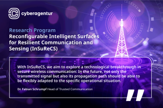 InSuReCS explores intelligent surfaces that can flexibly adapt radio propagation paths to make wireless communication more resilient and harder to detect.